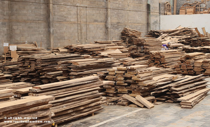 Teak Wooden Warehouse for Furniture Production in Indonesia Teak Wooden Warehouse for Furniture Production in Indonesia