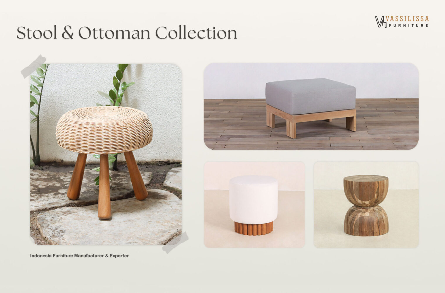 Stool & Ottoman Collection