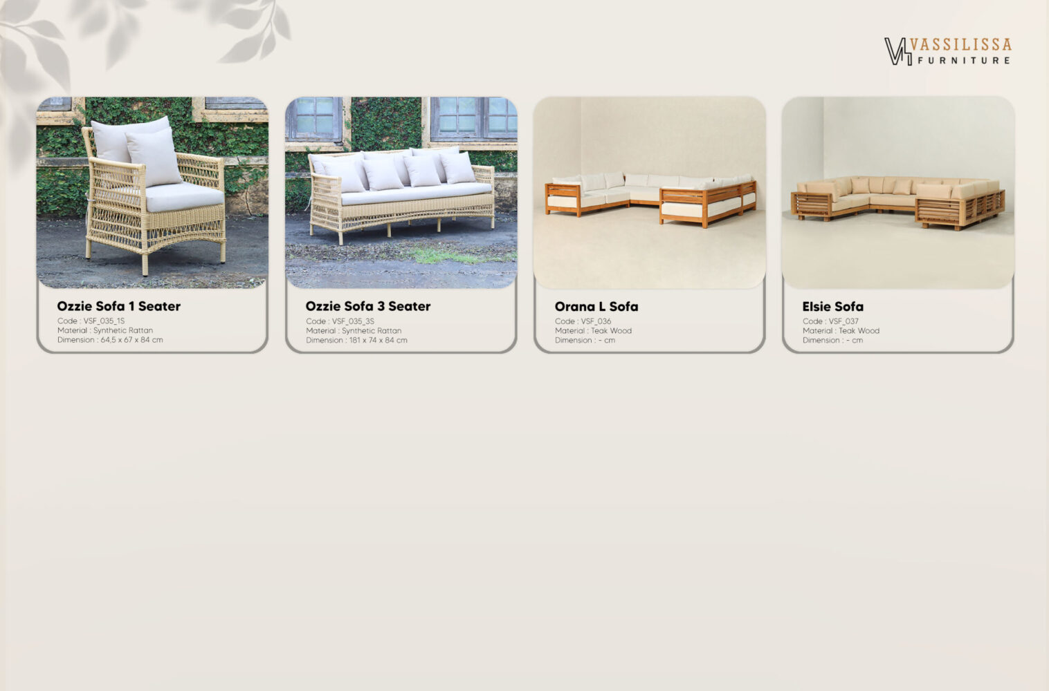 Sofa & Daybed Collection
