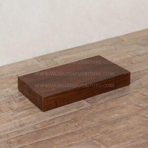 Remi Modern Floating Nightstand Wall - Walnut Wood Shelf with Minimalist Design for Contemporary Bedrooms
