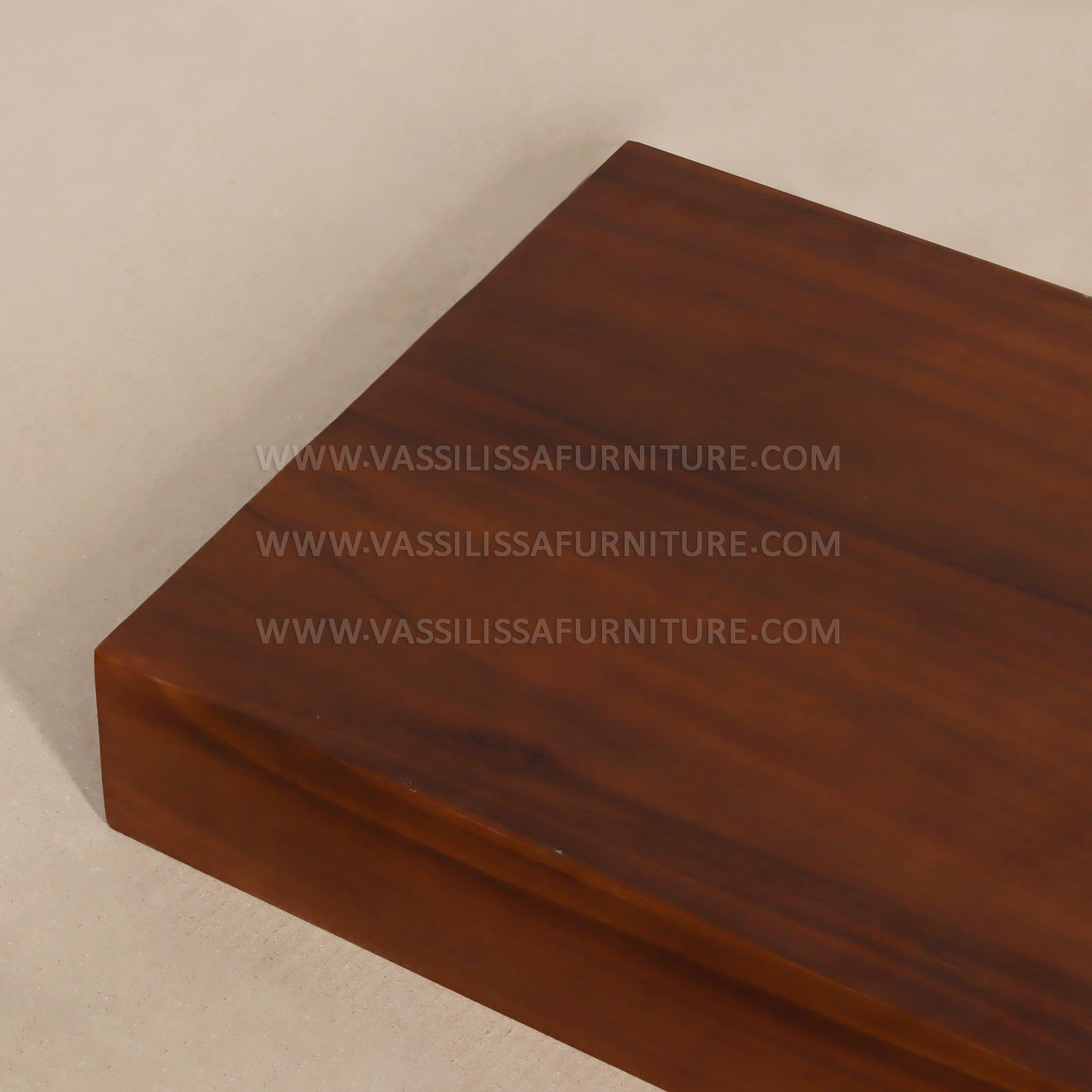 Remi Modern Floating Nightstand Wall - Walnut Wood Shelf with Minimalist Design for Contemporary Bedrooms